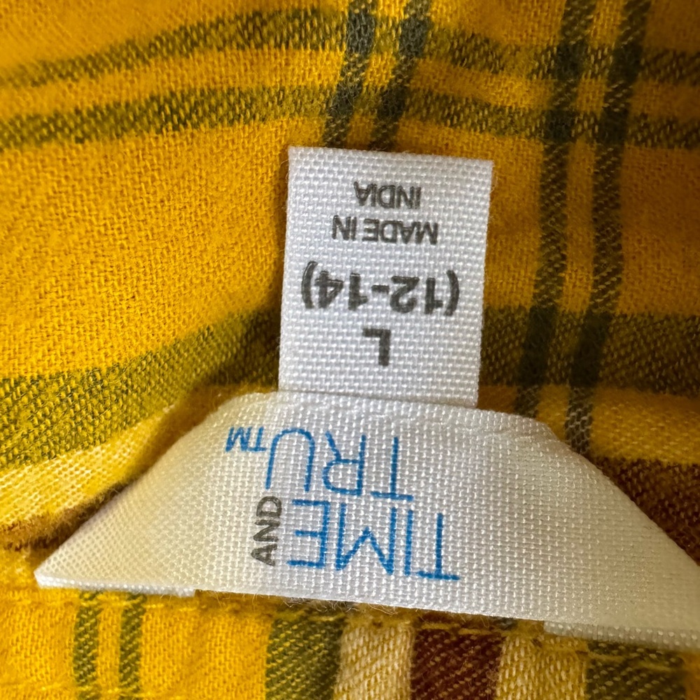 Yellow distressed flannel women's Freddy Mercury - Picture 3 of 6